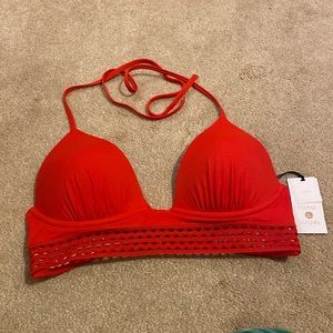 Shade & Shore Red Bikini Top